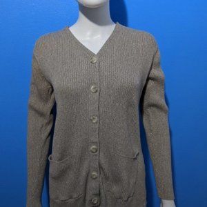 Casual Corner Ribbed Long Sleeve Cardigan